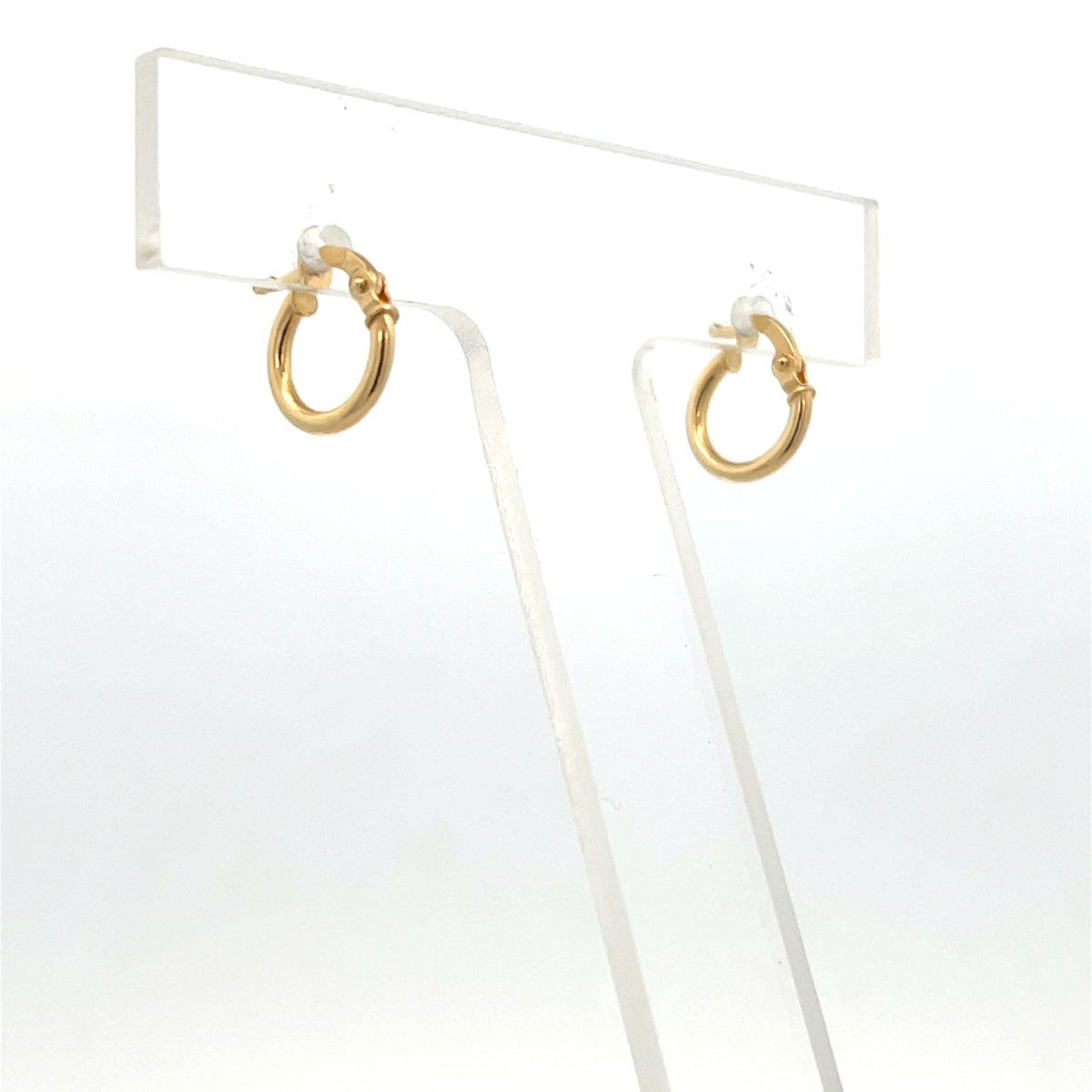 14K Gold Mini Hoops | Luby Gold Collection | Luby 