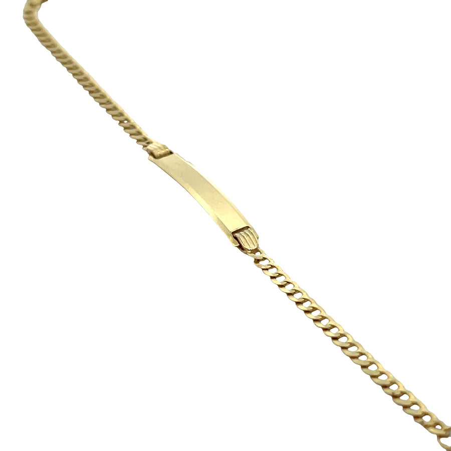 14K Gold Baby Cuban Bracelet
