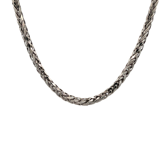 14K Gold White Gold Curb Link