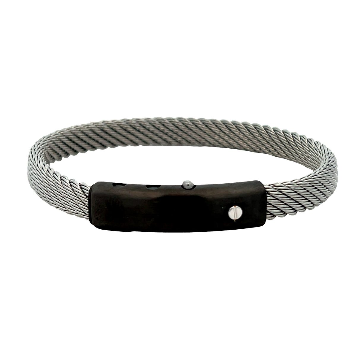 Stainless-Steel Bracelet with Screw | Borsari | Luby 