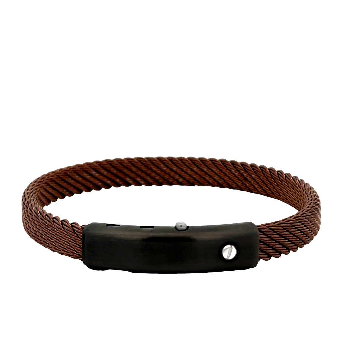 Stainless-Steel Bracelet with Screw | Borsari | Luby 