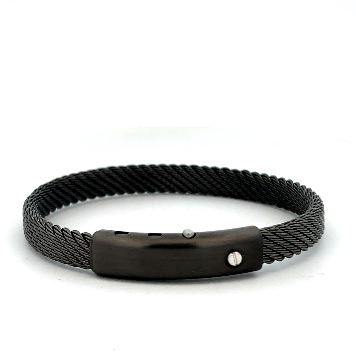 Stainless-Steel Bracelet with Screw | Borsari | Luby 