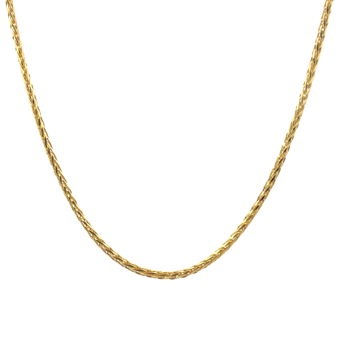 Wheat Chain Sterling Silver 9.25 Gold Plated | Luna Cast Inc. | Luby 