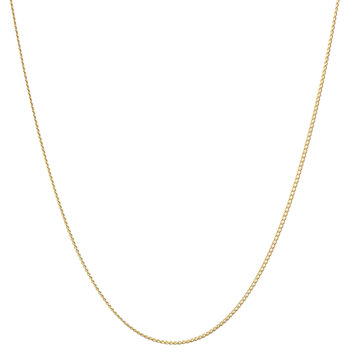 Flat Cuban Chain Sterling Silver 9.25 Gold Plated | Luna Cast Inc. | Luby 