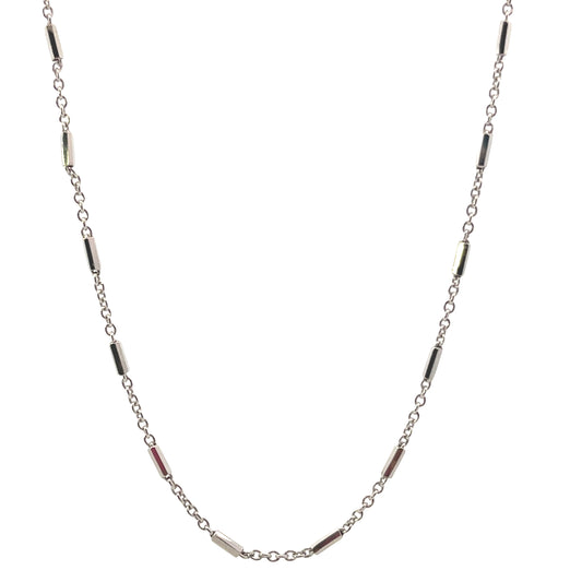 Barrel Rolo Chain Sterling Silver 9.25 Gold Plated