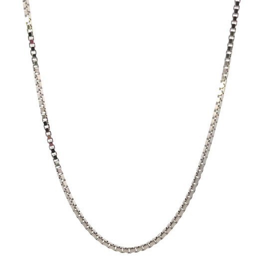 Box  Chain Sterling Silver 9.25 Gold Plated