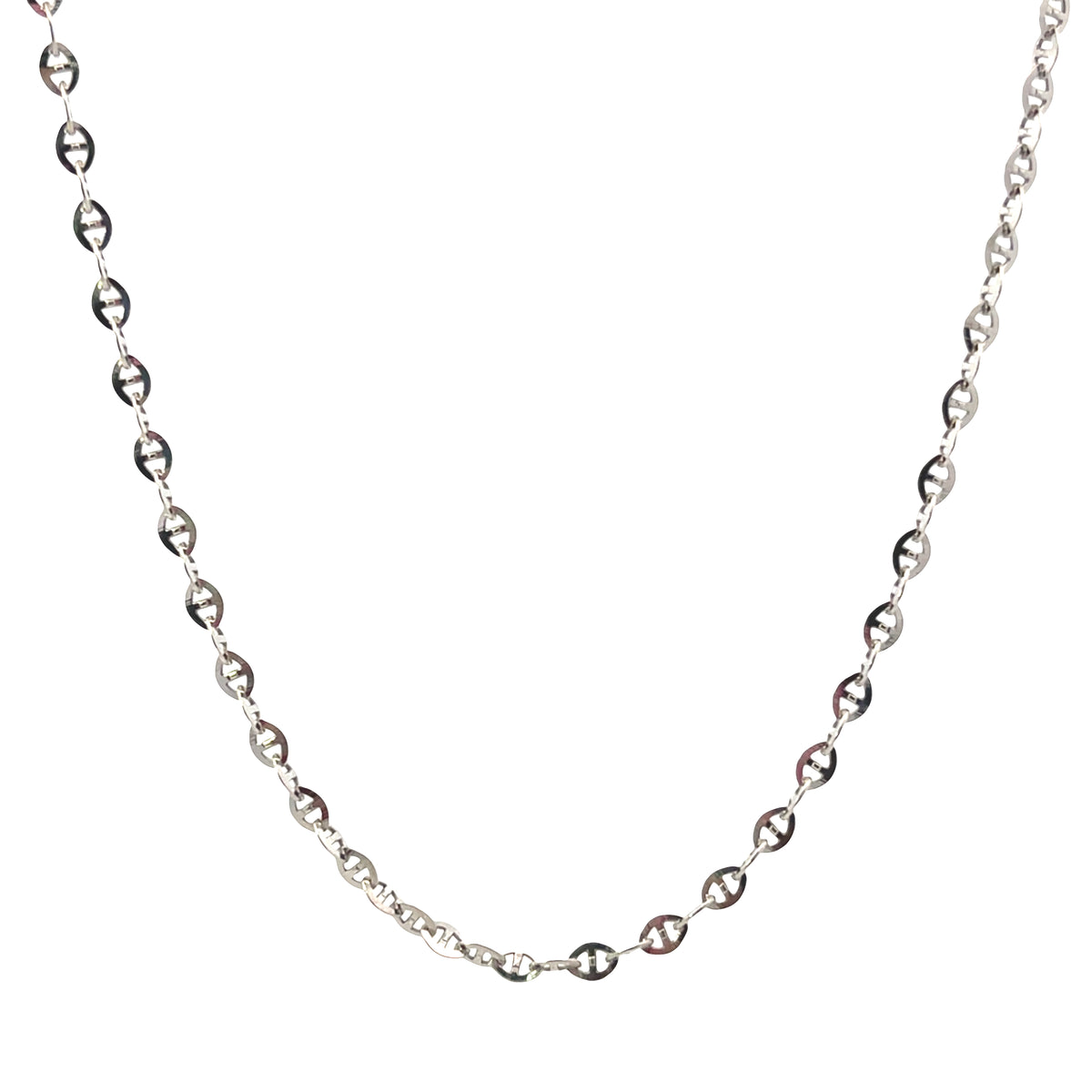 Coffe Bean Chain Sterling Silver 9.25 Gold Plated | Luna Cast Inc. | Luby 