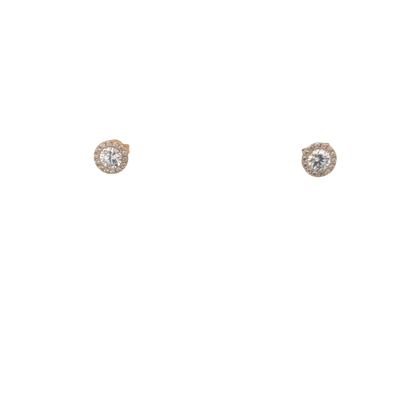 14K Round Sparkle Studs | Luby Gold Collection | Luby 