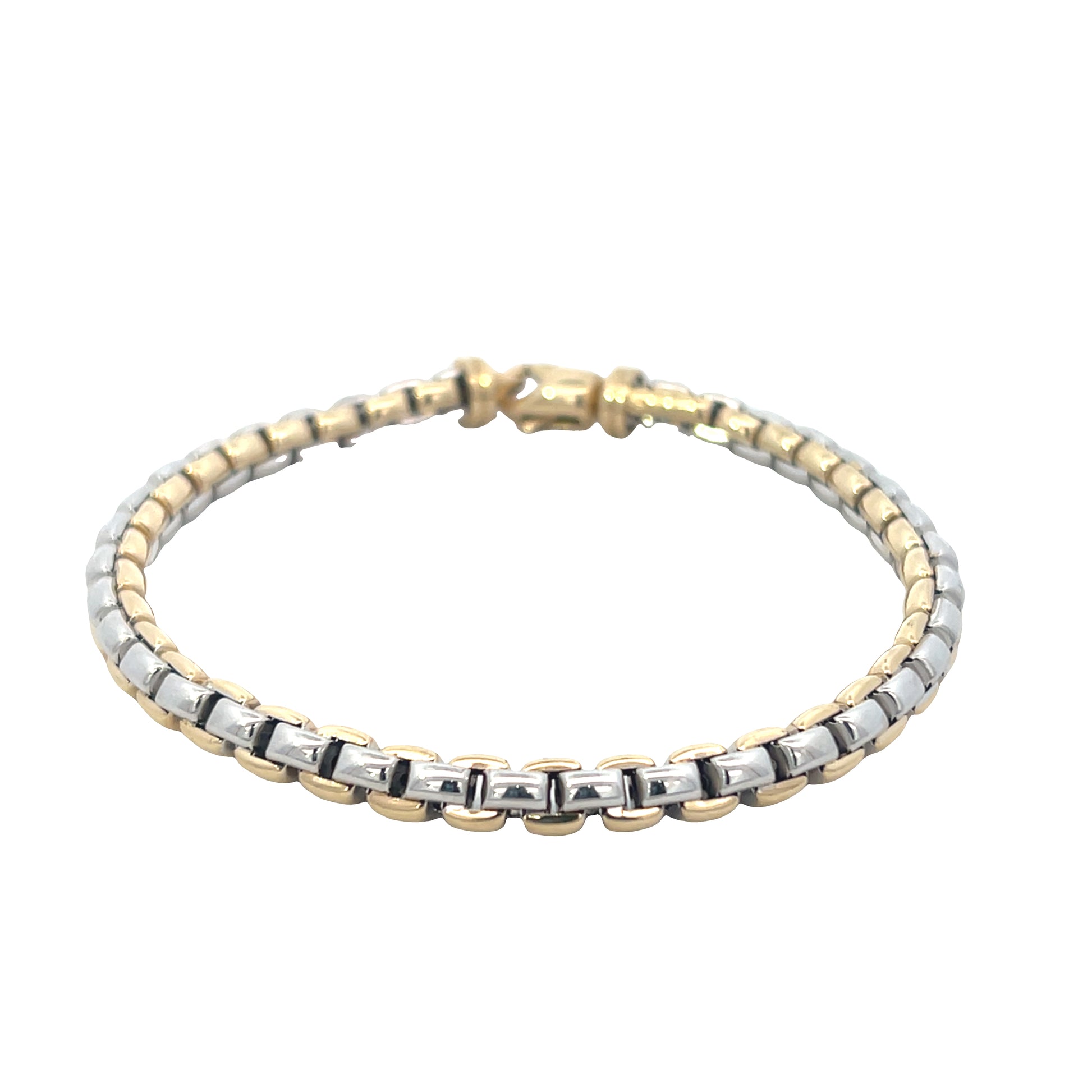 14K Gold Two tone Box | Luby Gold Collection | Luby 