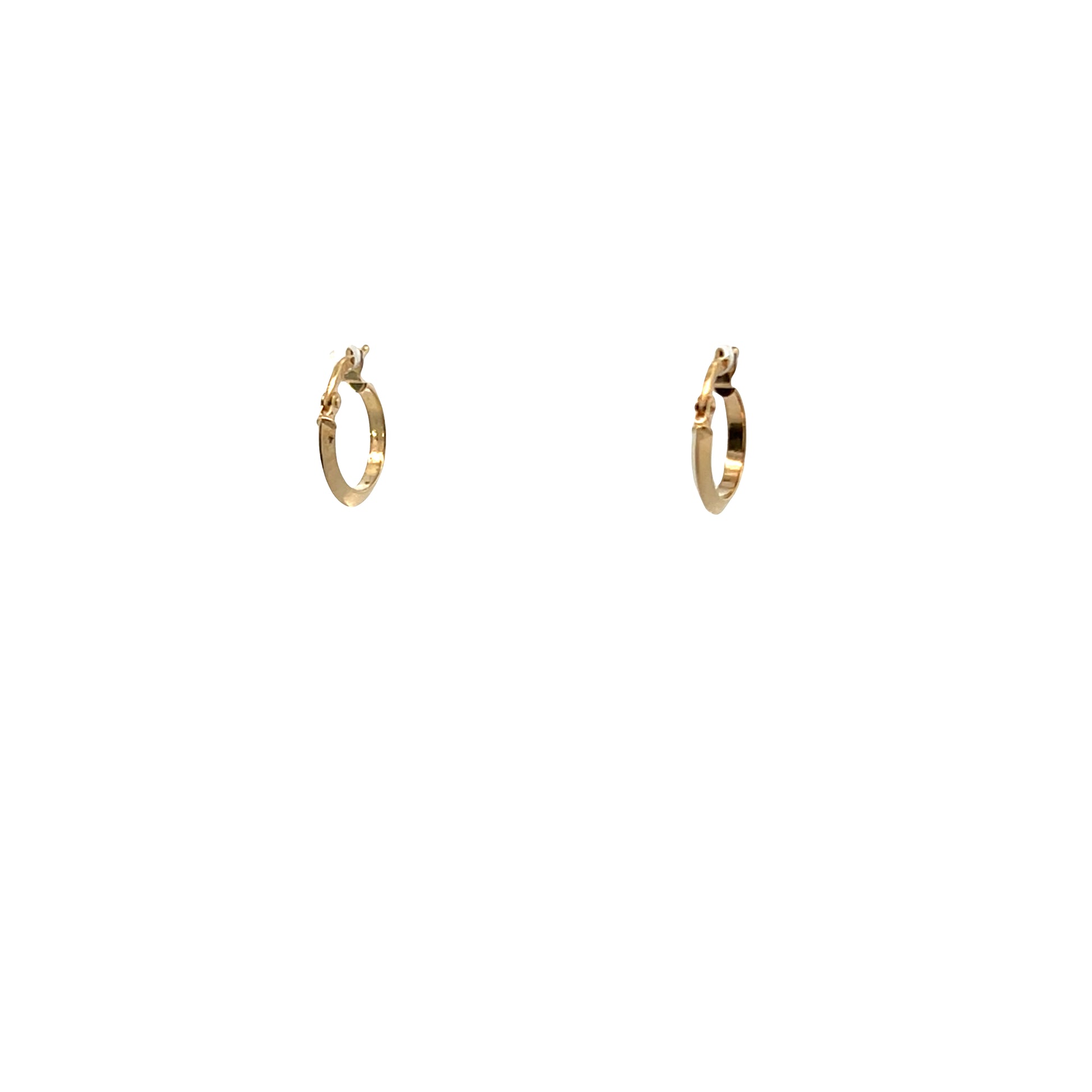 14K Gold Casual Hoops | Luby Gold Collection | Luby 