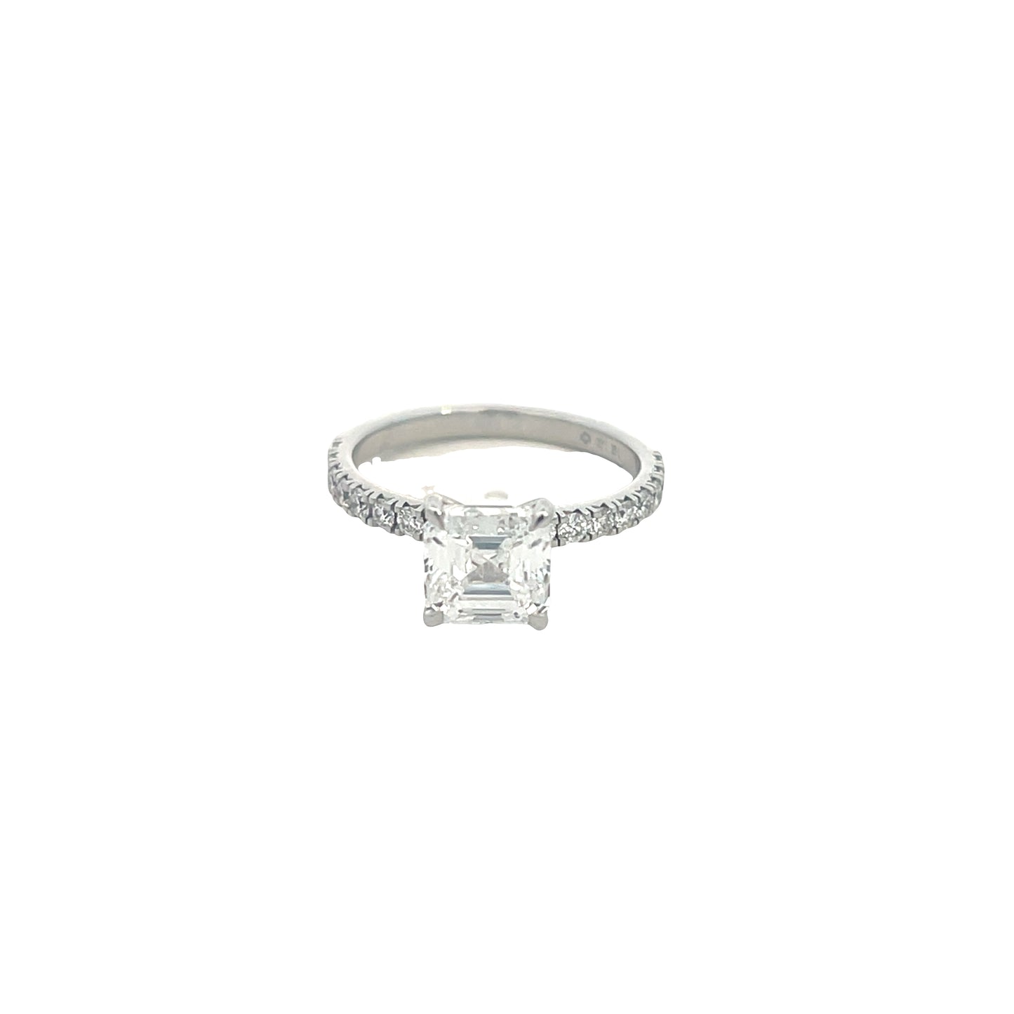 14K Gold Princess Cut Lab Diamond | Luby Diamond Collection | Luby 