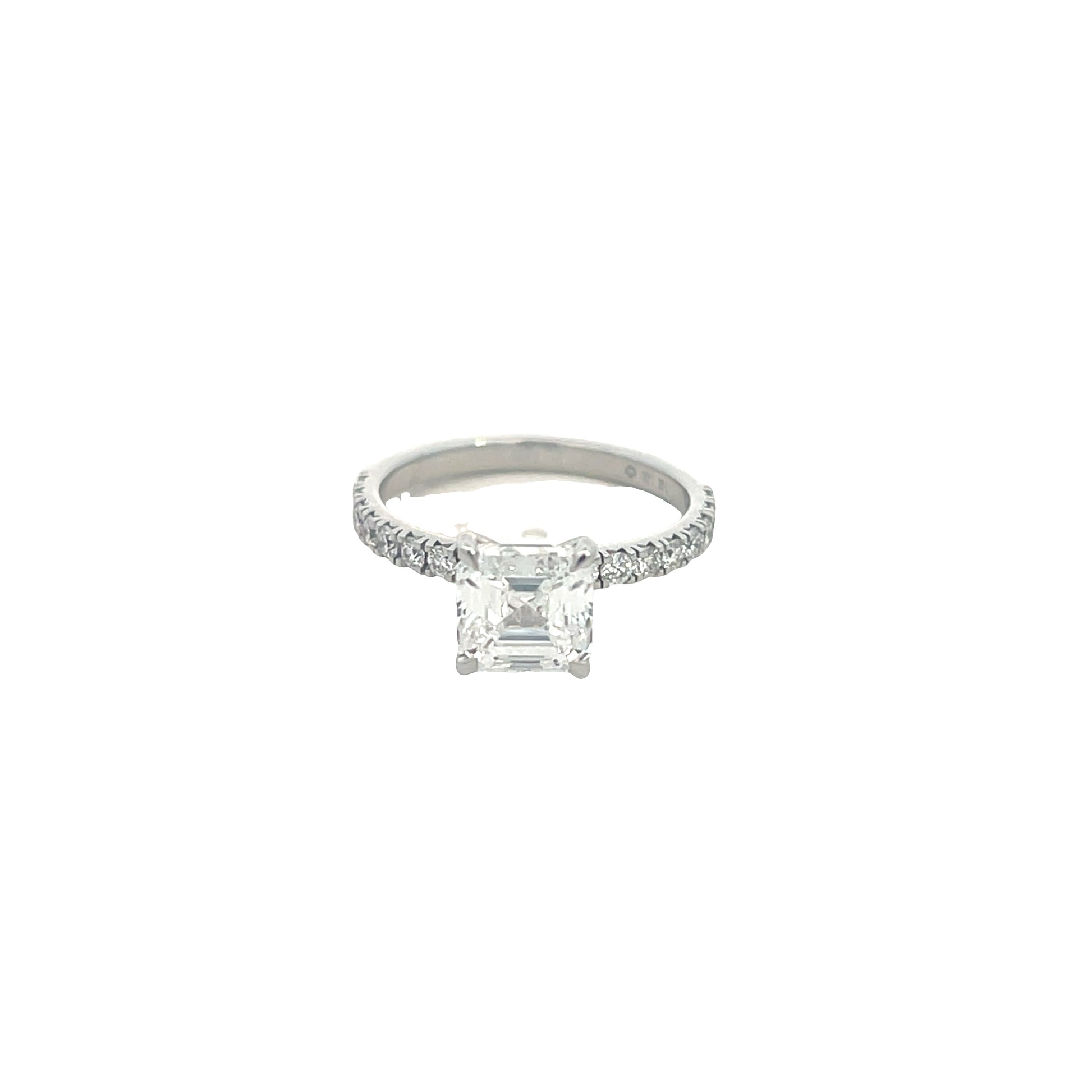 14K Gold Princess Cut Lab Diamond | Luby Diamond Collection | Luby 