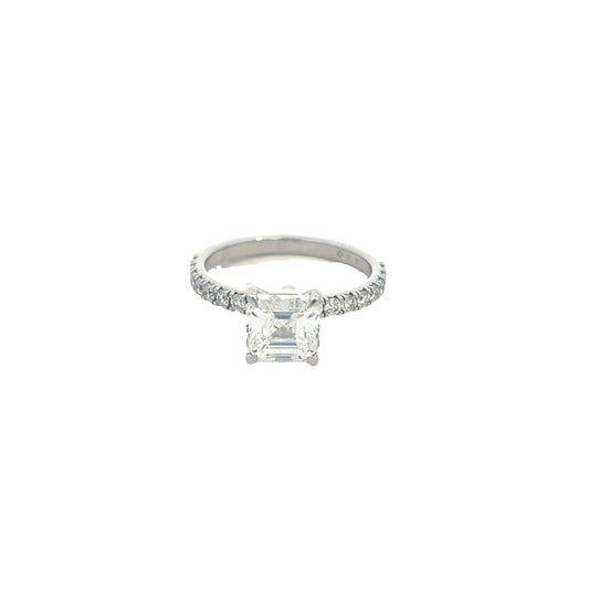 14K Gold Princess Cut Lab Diamond | Luby Diamond Collection | Luby 