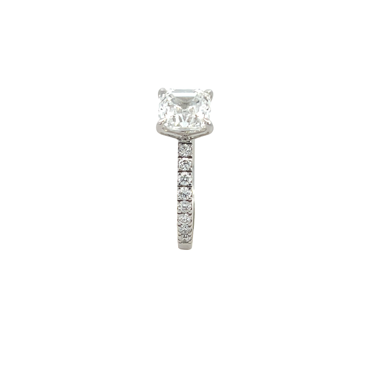 14K Gold Princess Cut Lab Diamond | Luby Diamond Collection | Luby 