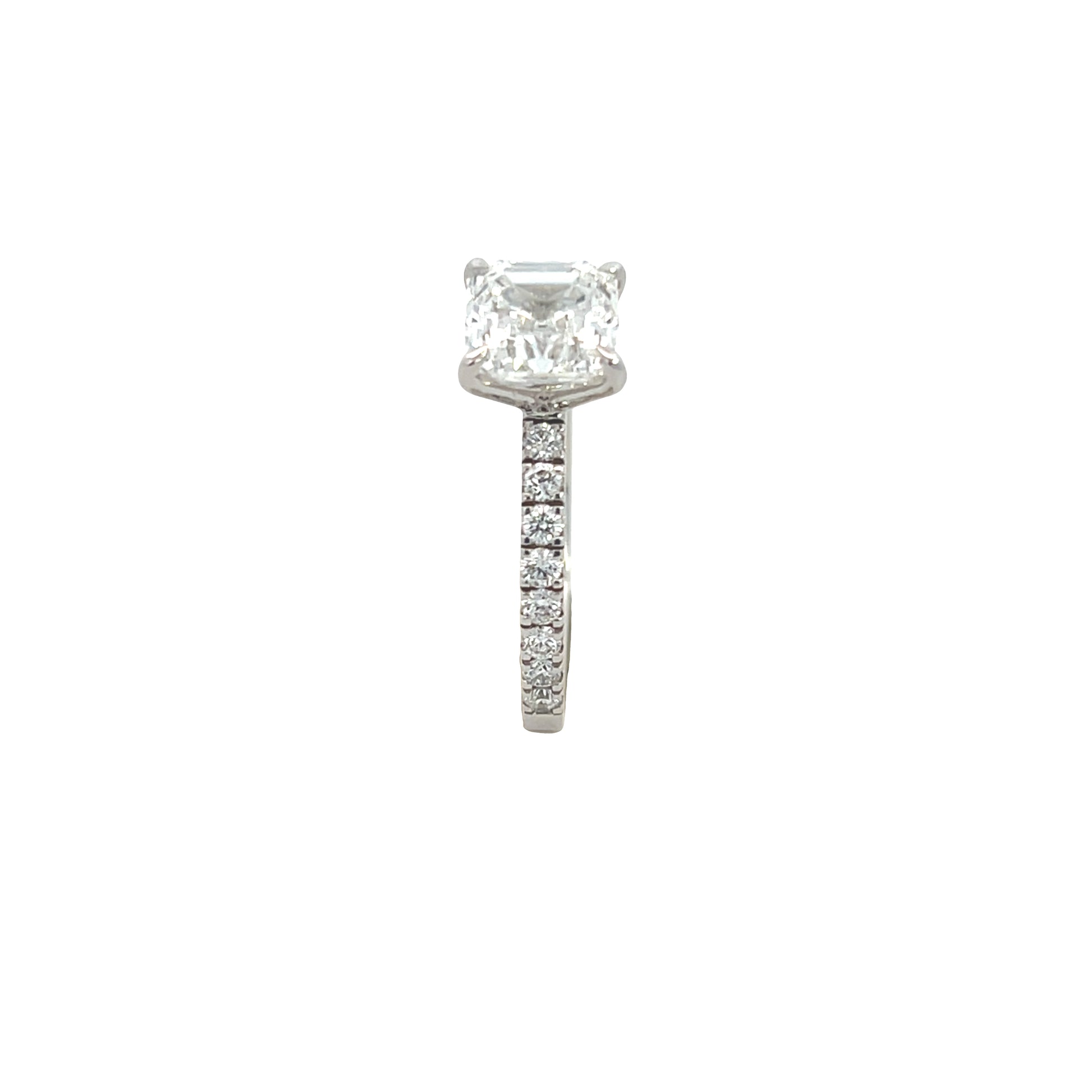 14K Gold Princess Cut Lab Diamond | Luby Diamond Collection | Luby 