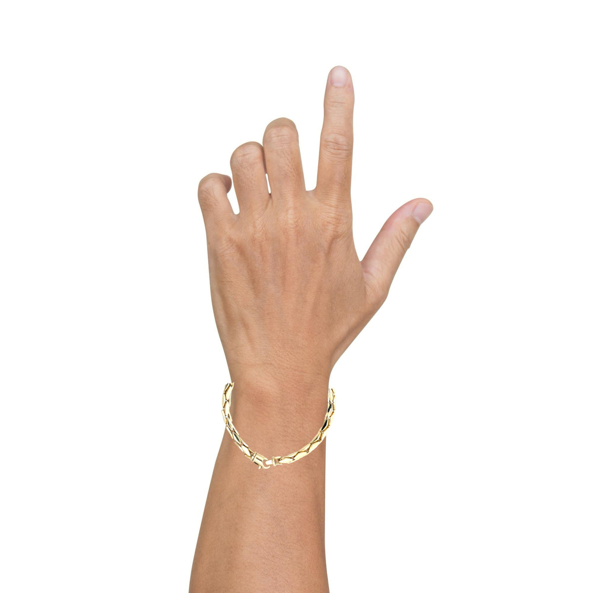 14K Gold Diamond Link Bracelet | Luby Gold Collection | Luby 