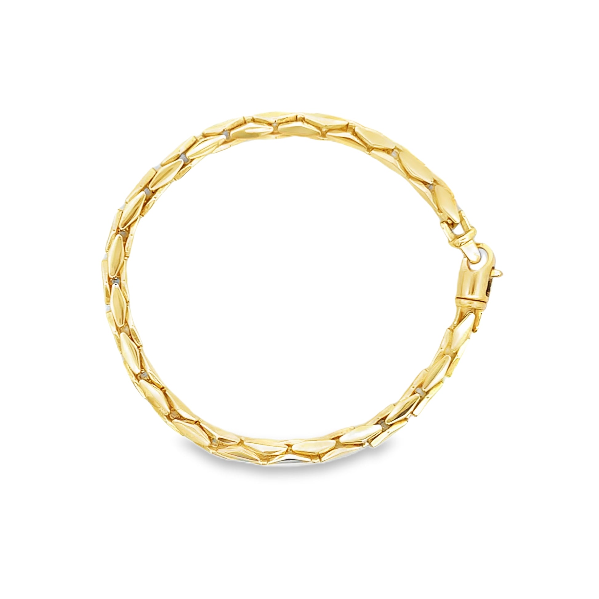 14K Gold Diamond Link Bracelet | Luby Gold Collection | Luby 