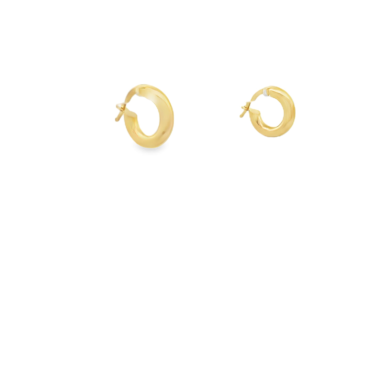 14K Gold Classic Hoops | Luby Gold Collection | Luby 