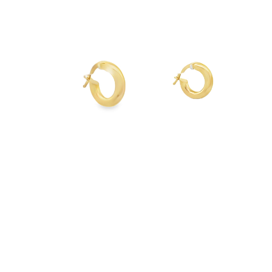 14K Gold Classic Hoops
