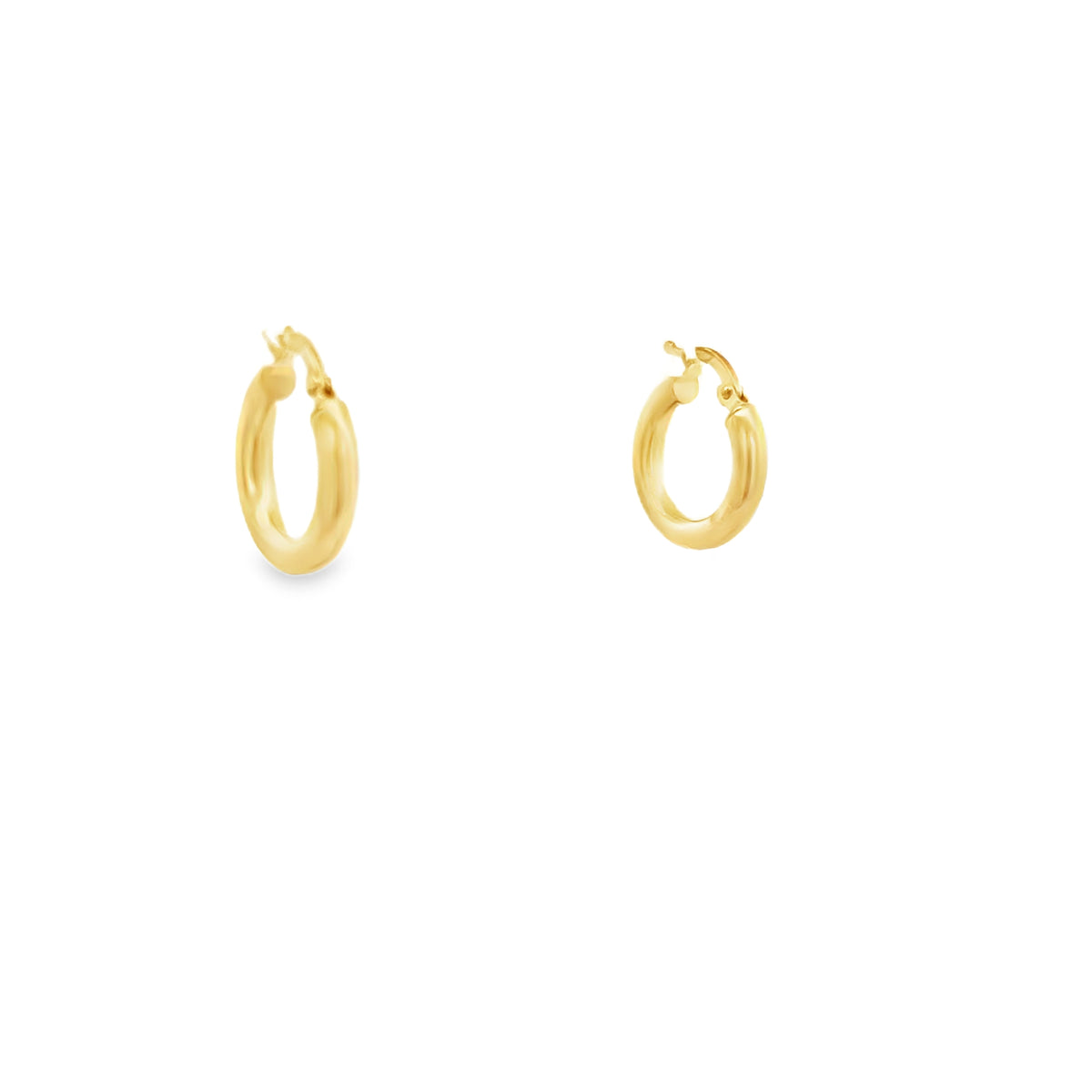 14K Gold Bold Medium Hoop | Luby Gold Collection | Luby 