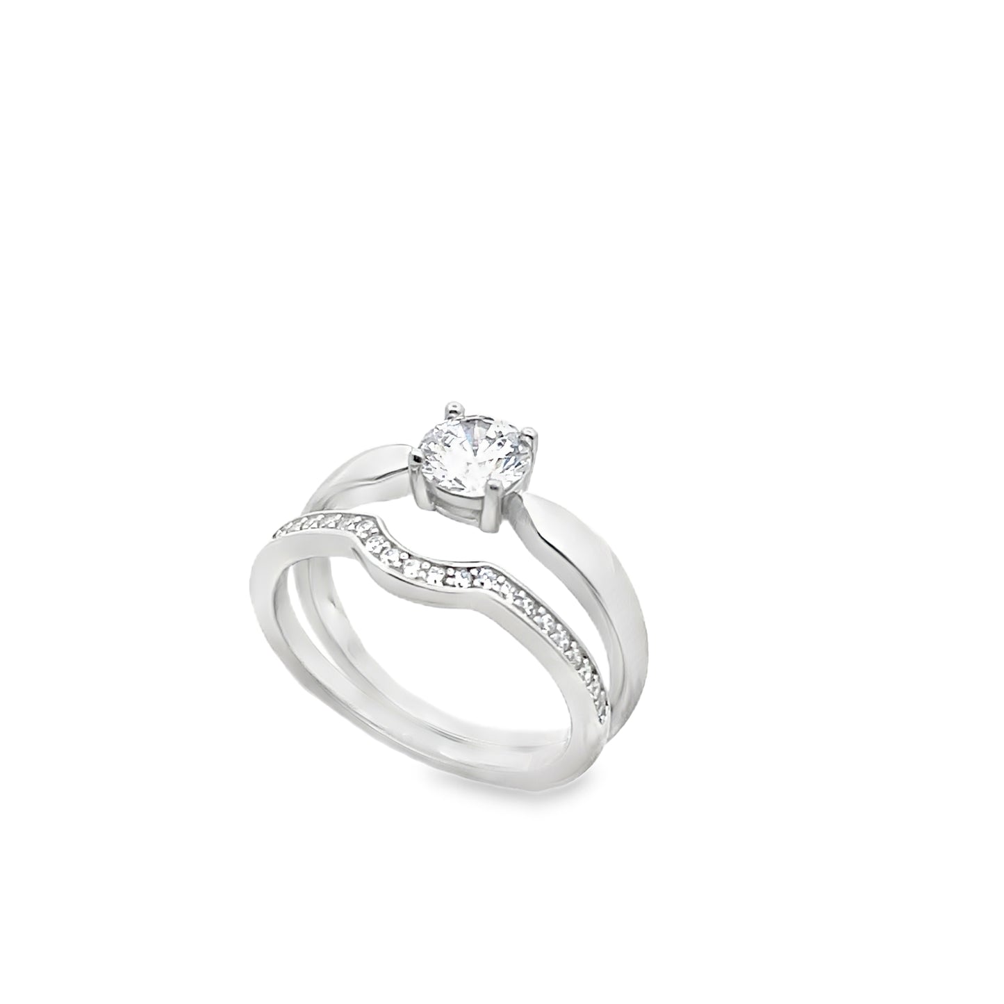 Suspiria Round Cut Wedding Ring | Suspiria | Luby 
