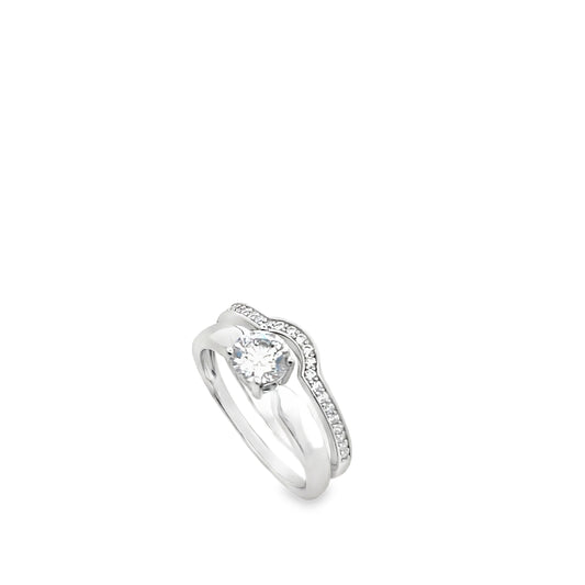 Suspiria Round Cut Wedding Ring | Suspiria | Luby 