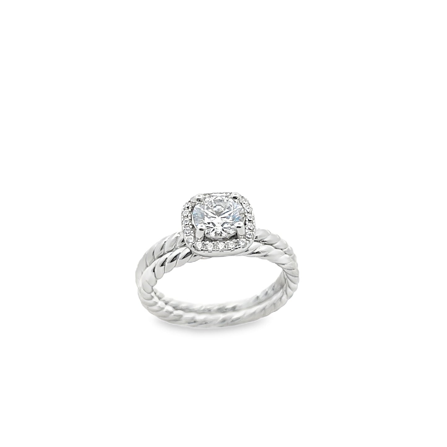 SUSPIRIA Princess Cut Rope Wedding Ring | Suspiria | Luby 
