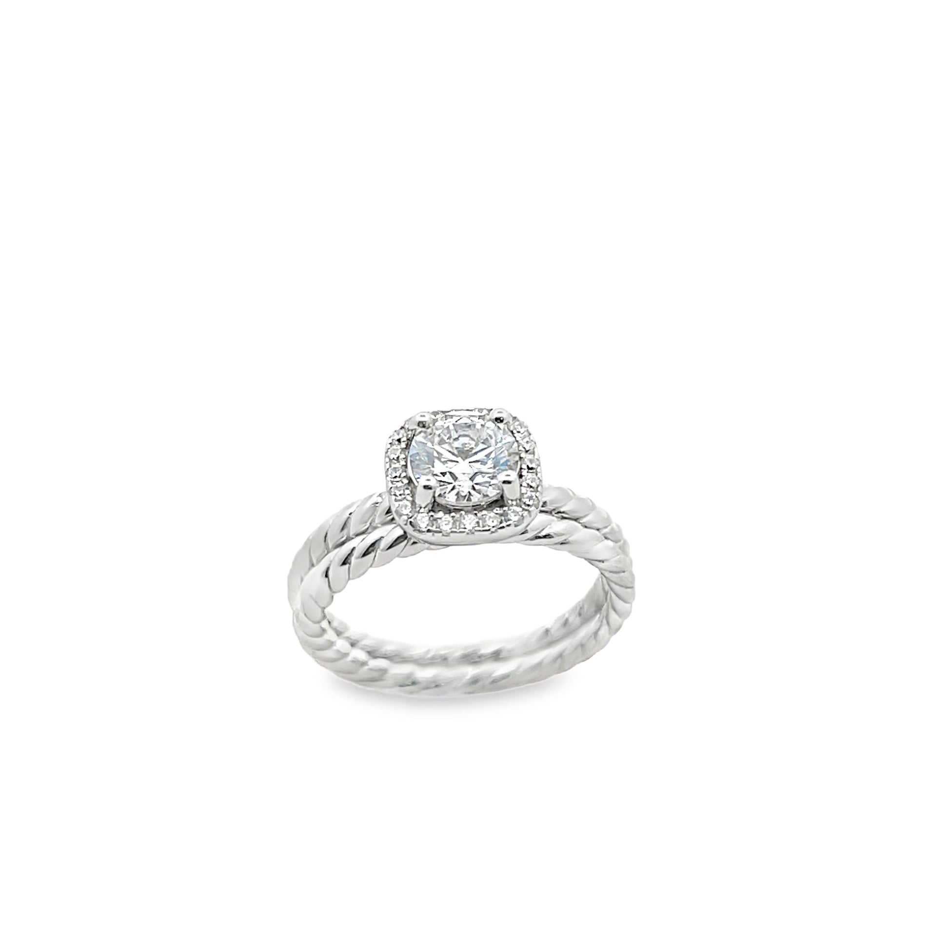 SUSPIRIA Princess Cut Rope Wedding Ring | Suspiria | Luby 