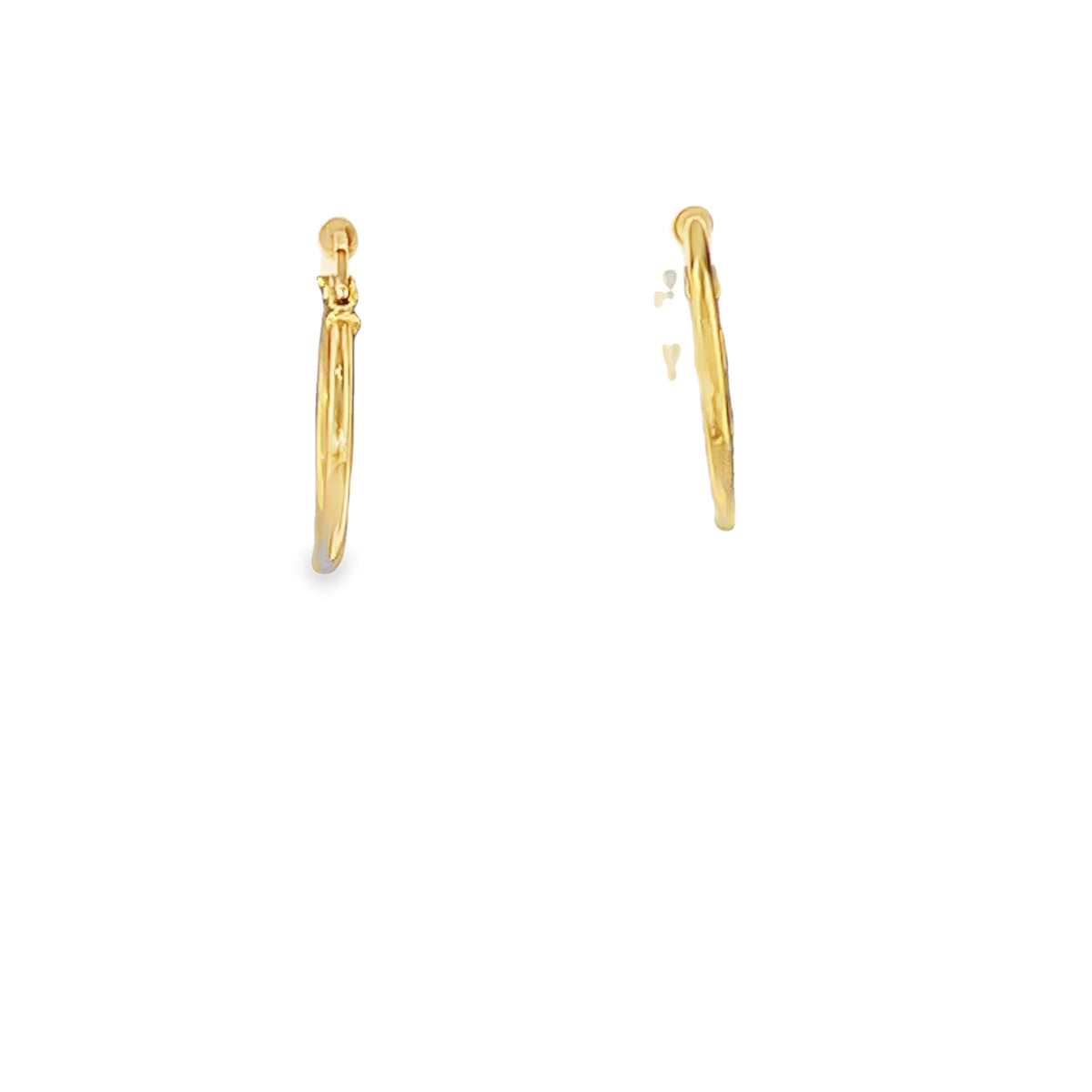14K Gold Basic Fine Hoops