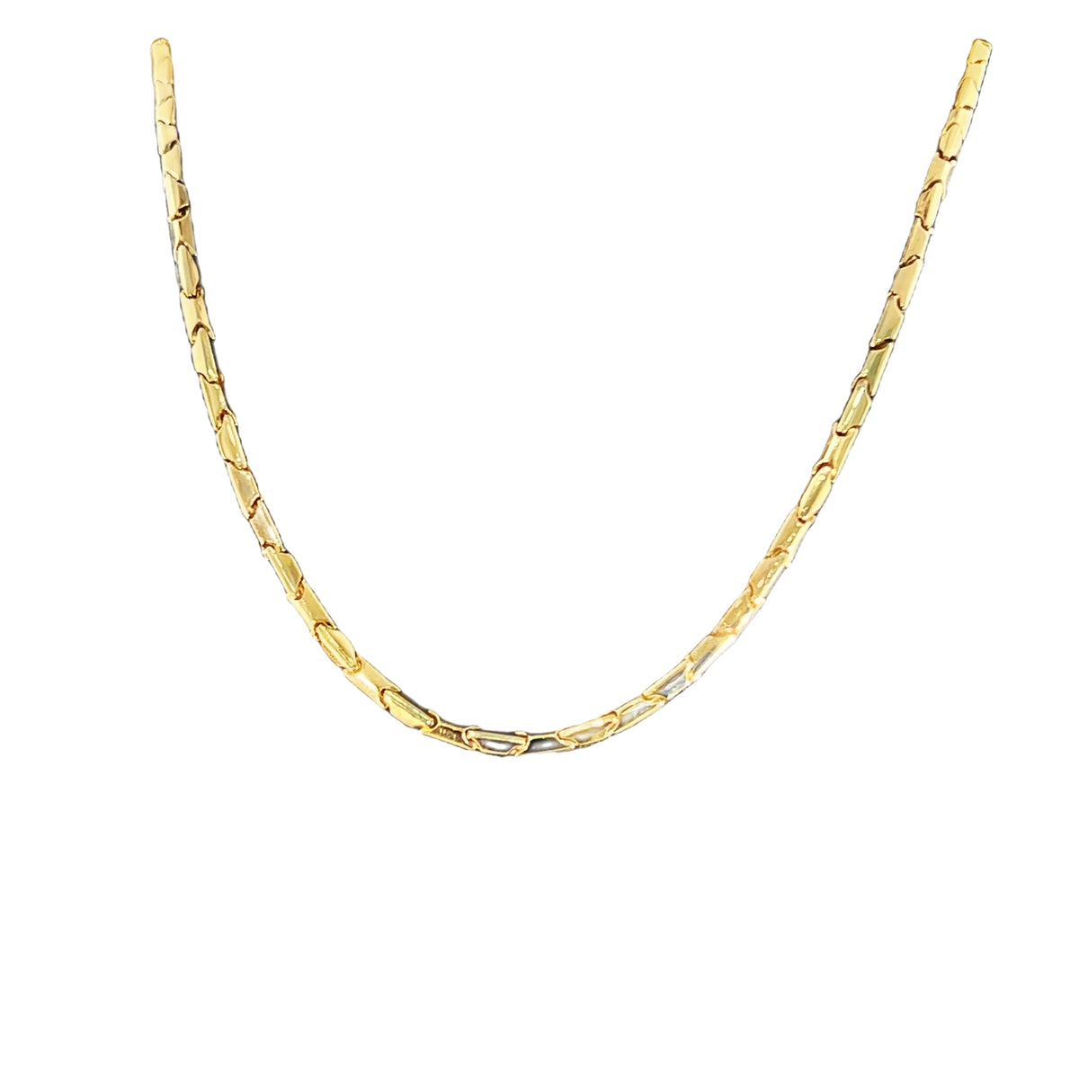 14K Gold Serpent Chain