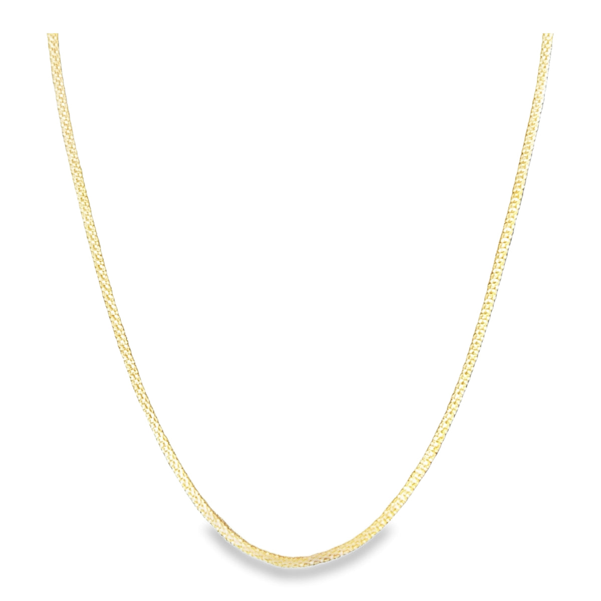 14K Gold Popcorn Chain