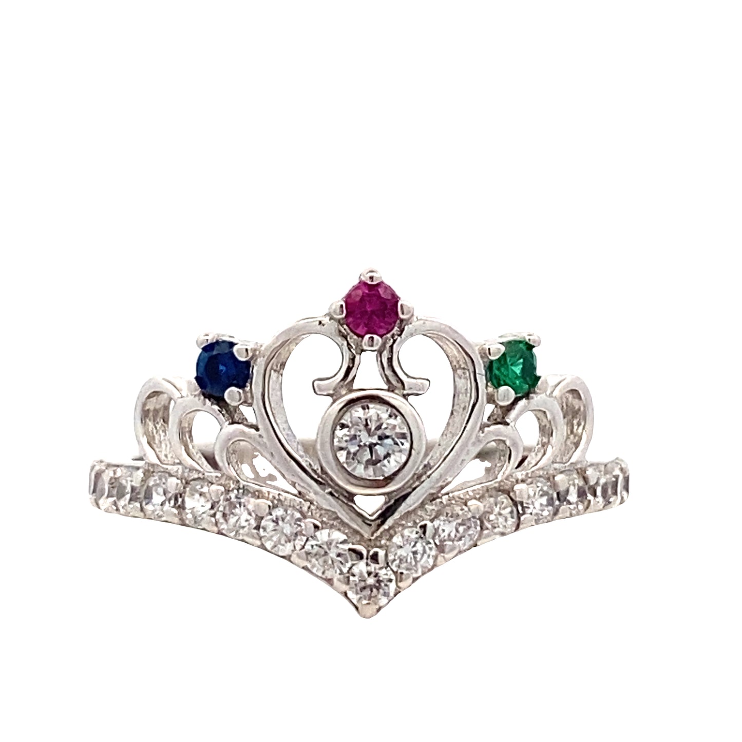 14K Gold Timeless Tiara Fifteen Years Ring