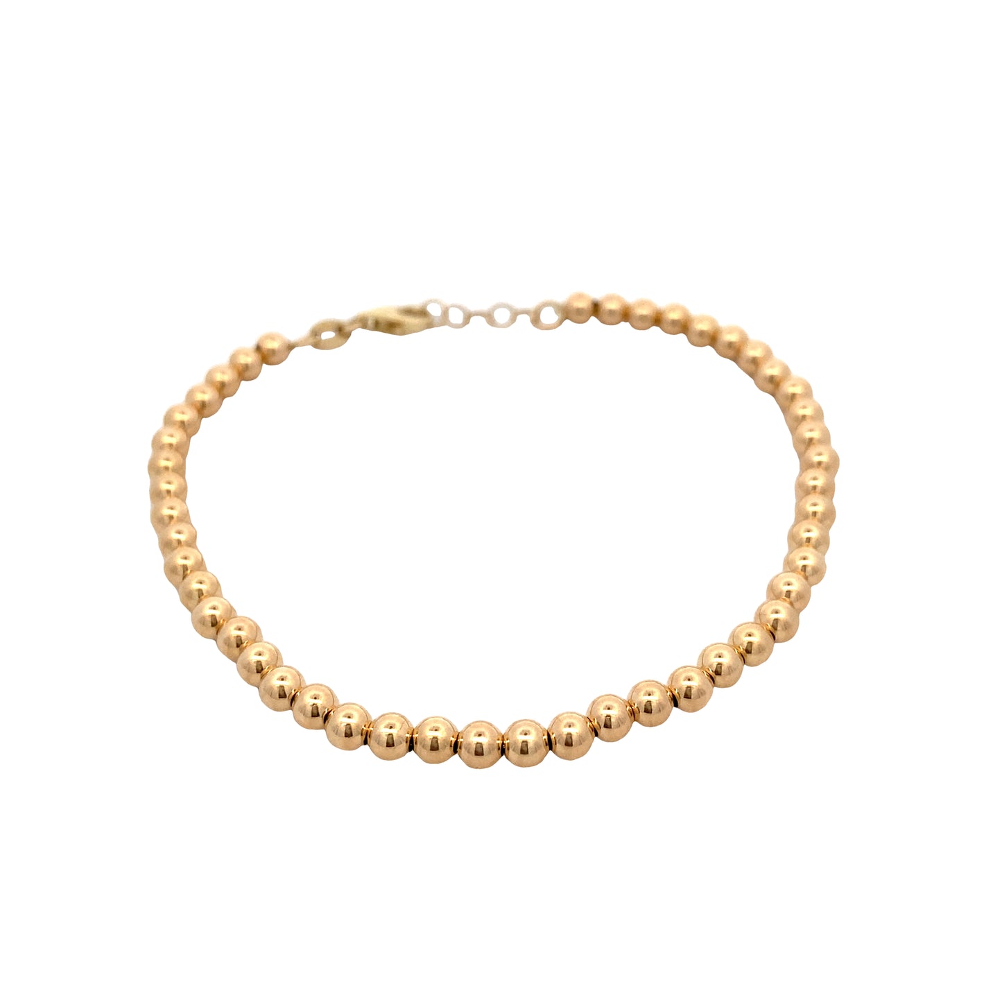 14K Gold Tiny Sphere Bracelet