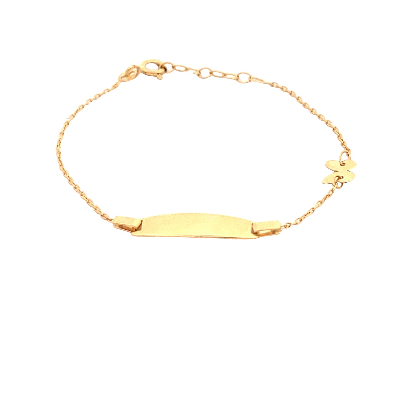 14K Gold Butterfly Whimsy Baby Bracelet