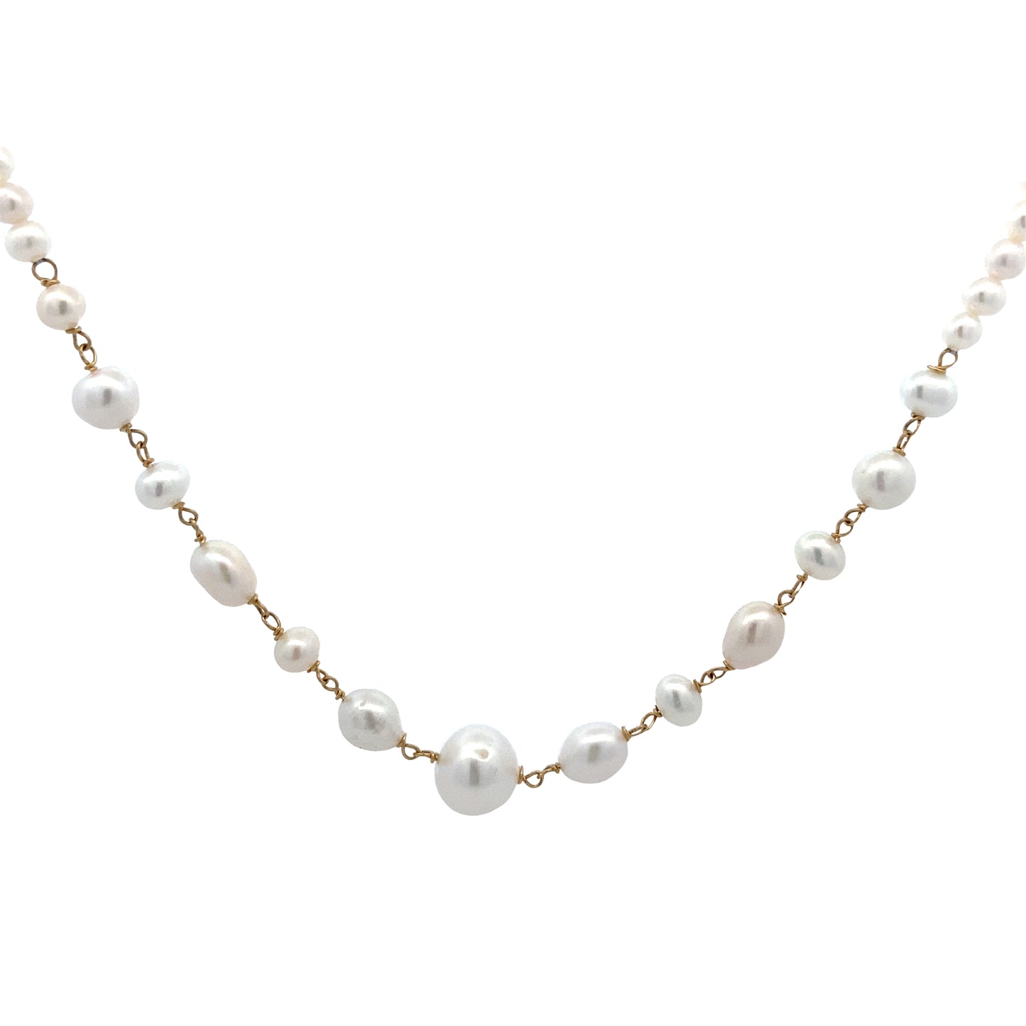 18K Gold Sveva Pearl Necklace