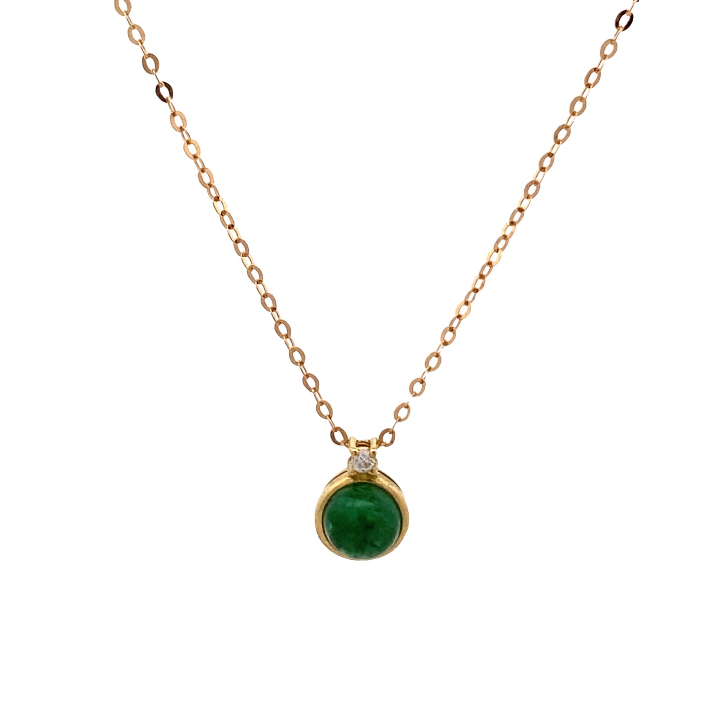 18k Gold Kate Emerald Necklace