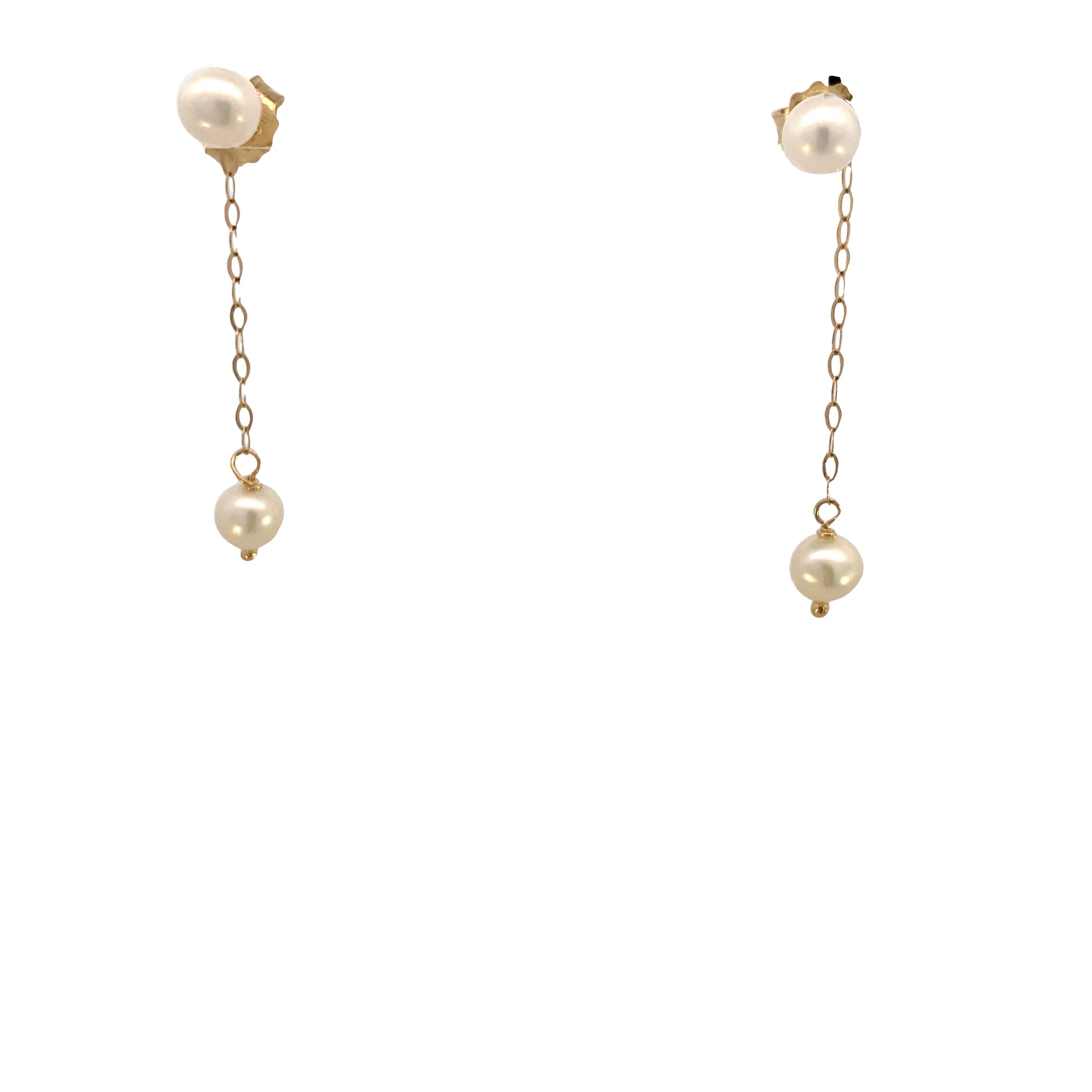 18K Gold Lolita Pearl Earrings | Rajola Italy | Luby 