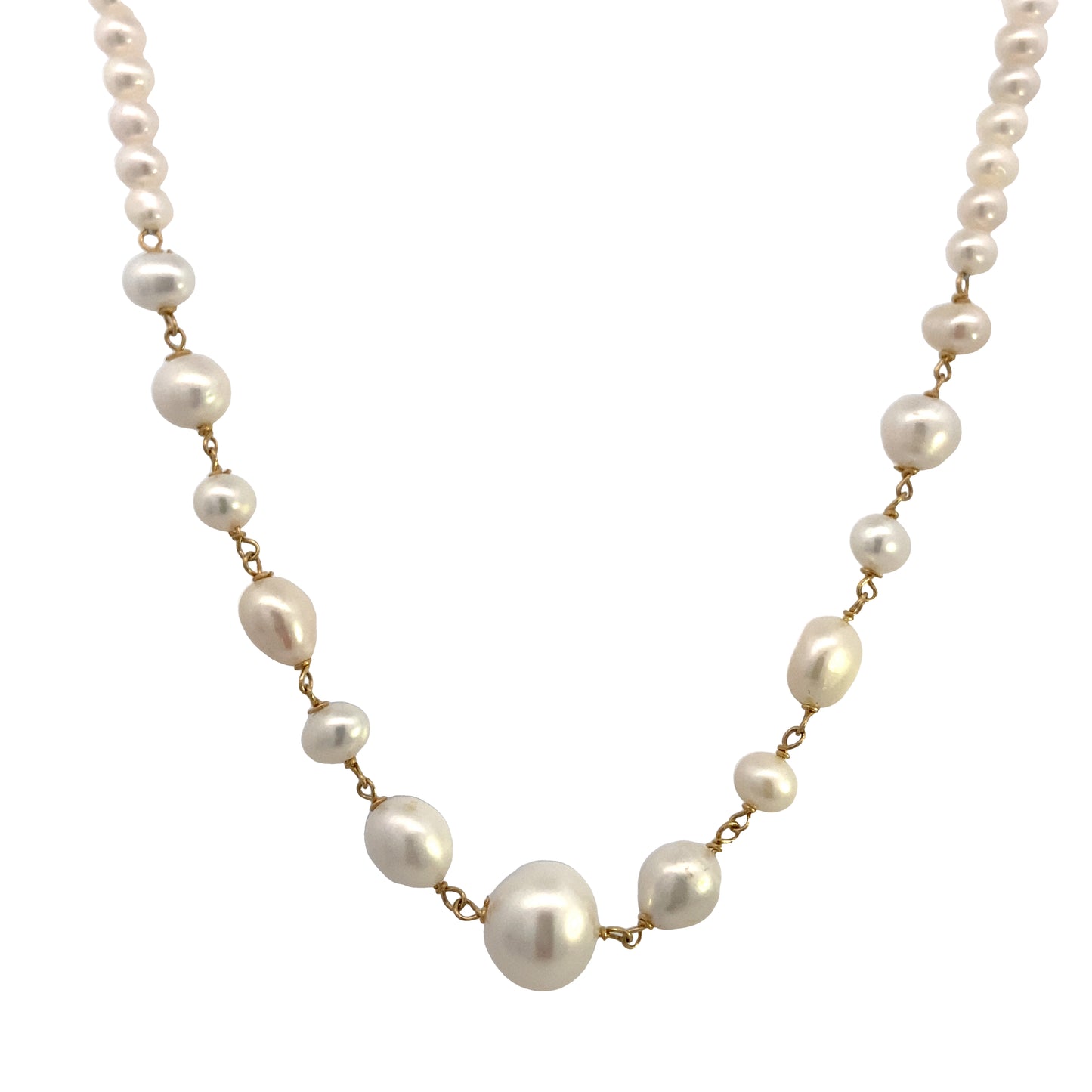 18K Gold Sveva Pearl Necklace