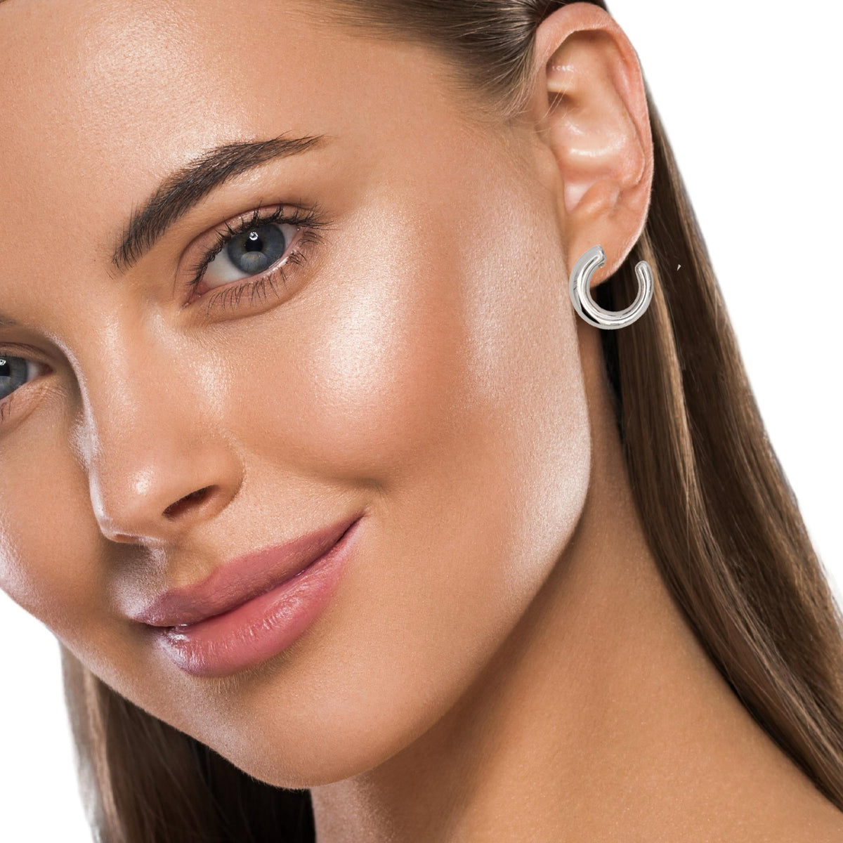 Marcello Pane: Chunky Silver Earring | Marcello Pane | Luby 