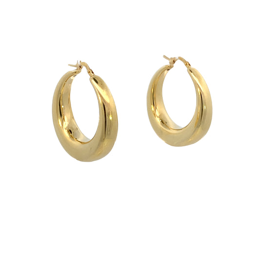 Marcello Pane Elegant Hoop Earrings