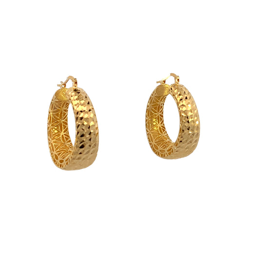 Marcello Pane Stunning Gold Earrings