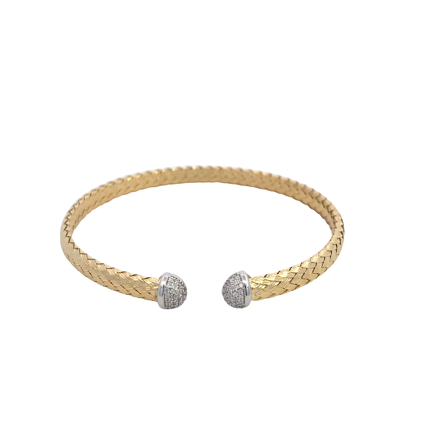 Two Tone Twist Bracelet