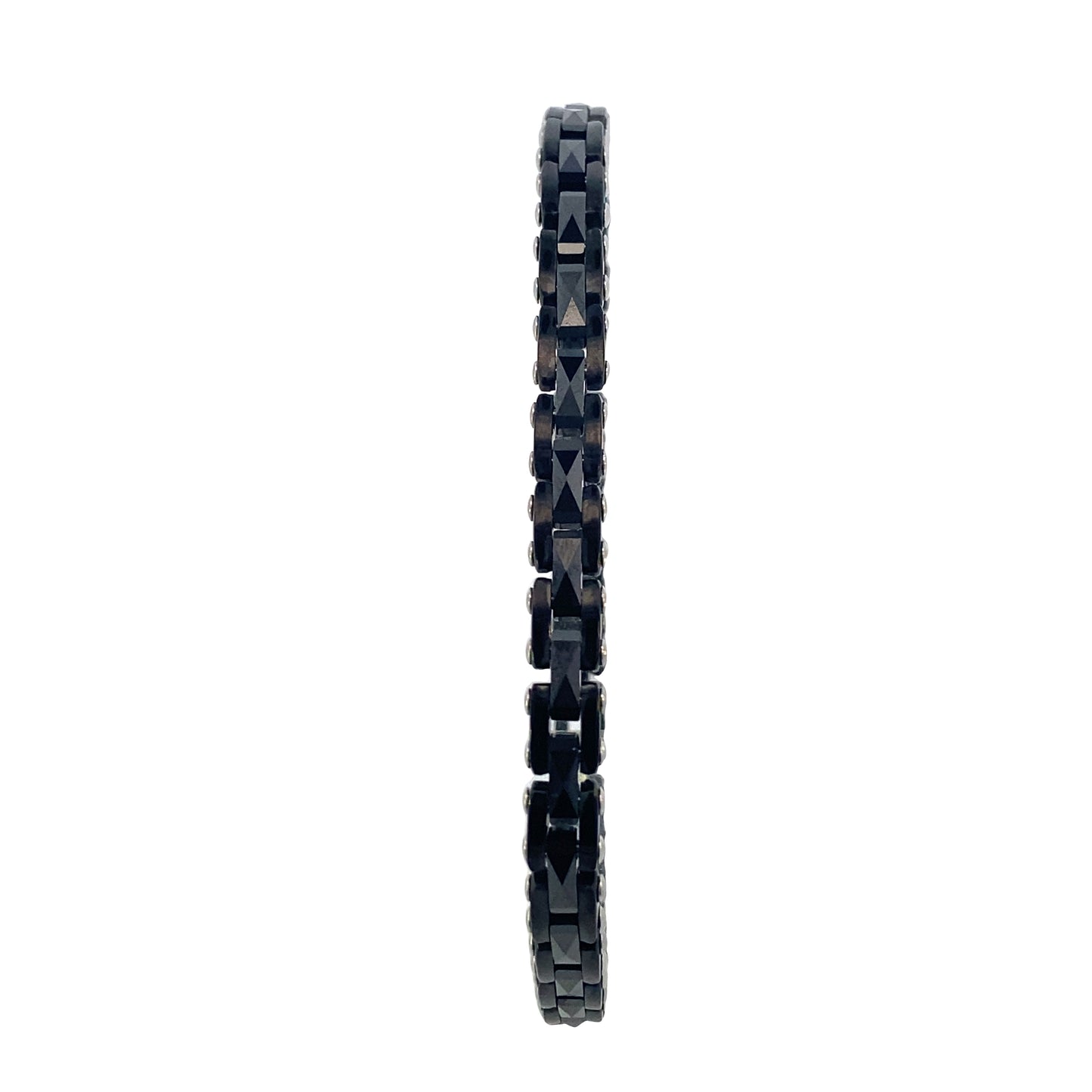 Hector by Marcello Pane Square Ceramic Black Link Bracelet | Hector by Marcello Pane | Luby 