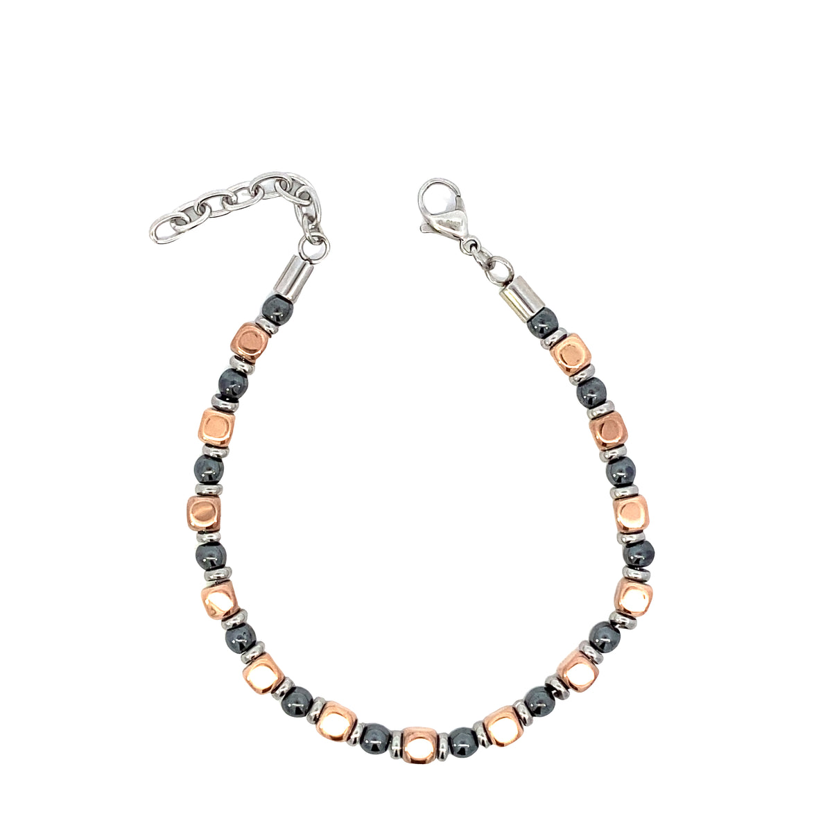 Hector by Marcello Pane 3D Square Link Bracelet | Hector by Marcello Pane | Luby 