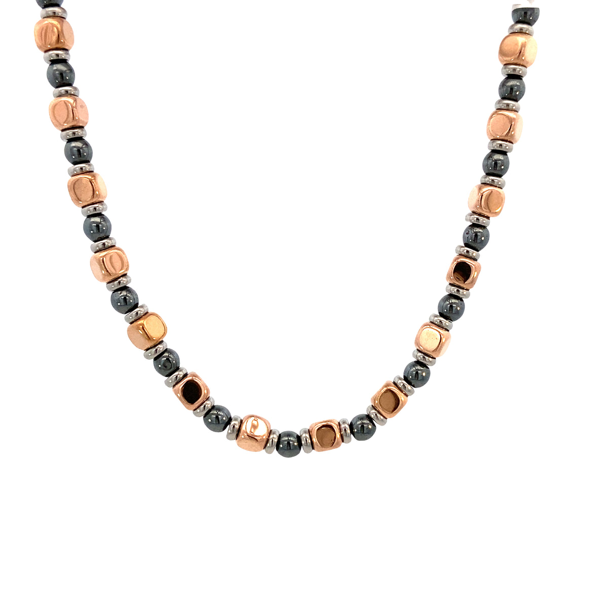 Hector by Marcello Pane 3D Square Link Necklace | Hector by Marcello Pane | Luby 