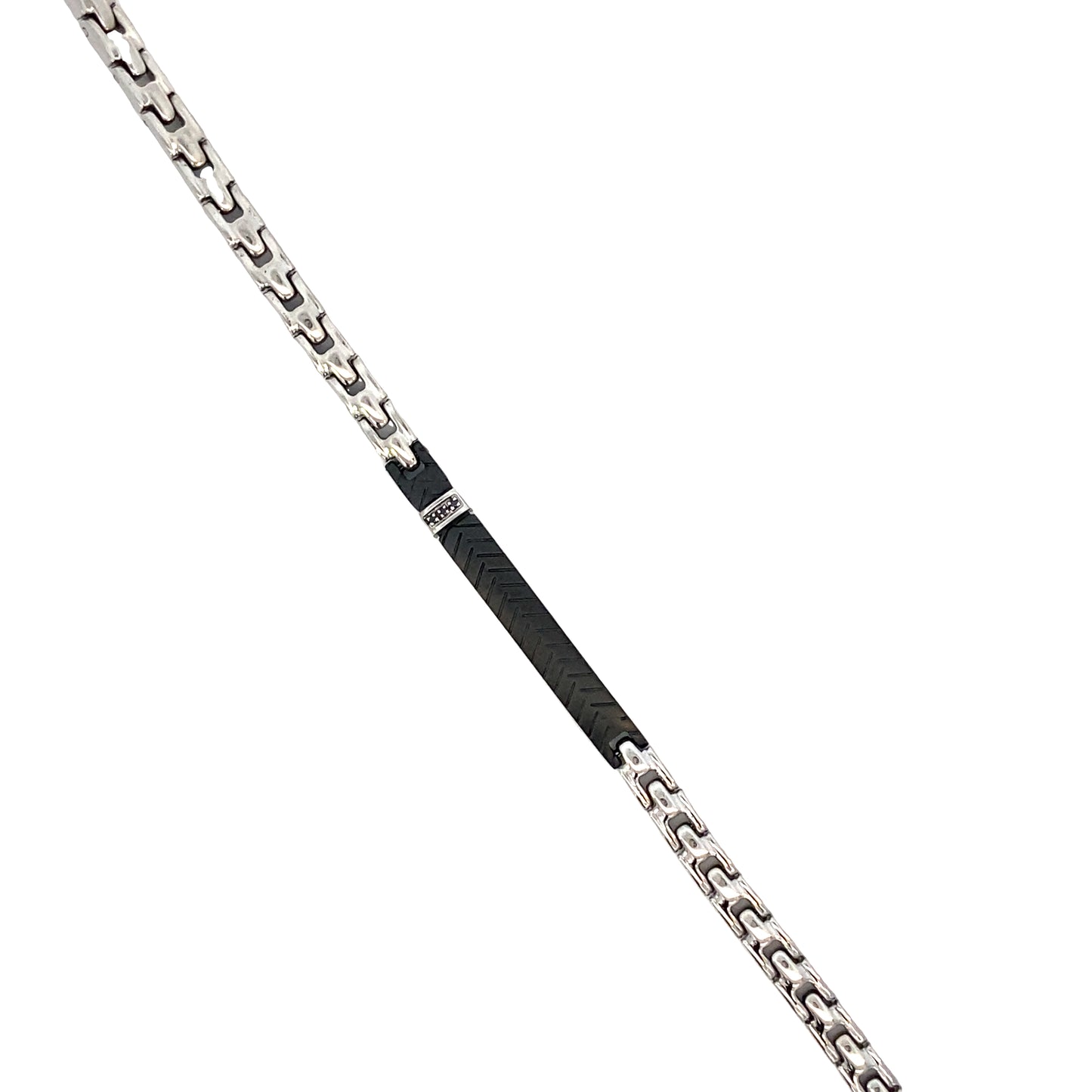 Hector by Marcello Pane Steel and Black Accent Bracelet | Hector by Marcello Pane | Luby 