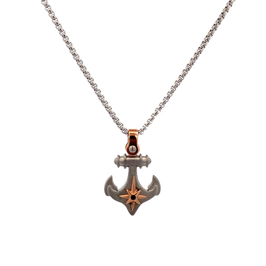 Hector by Marcello Pane Anchor 2/T Necklace