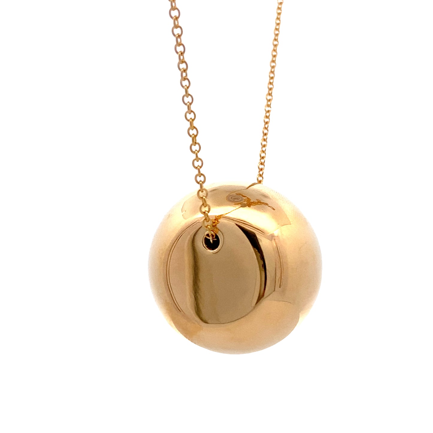 14K Statement Piece Shine Big Ball Necklace