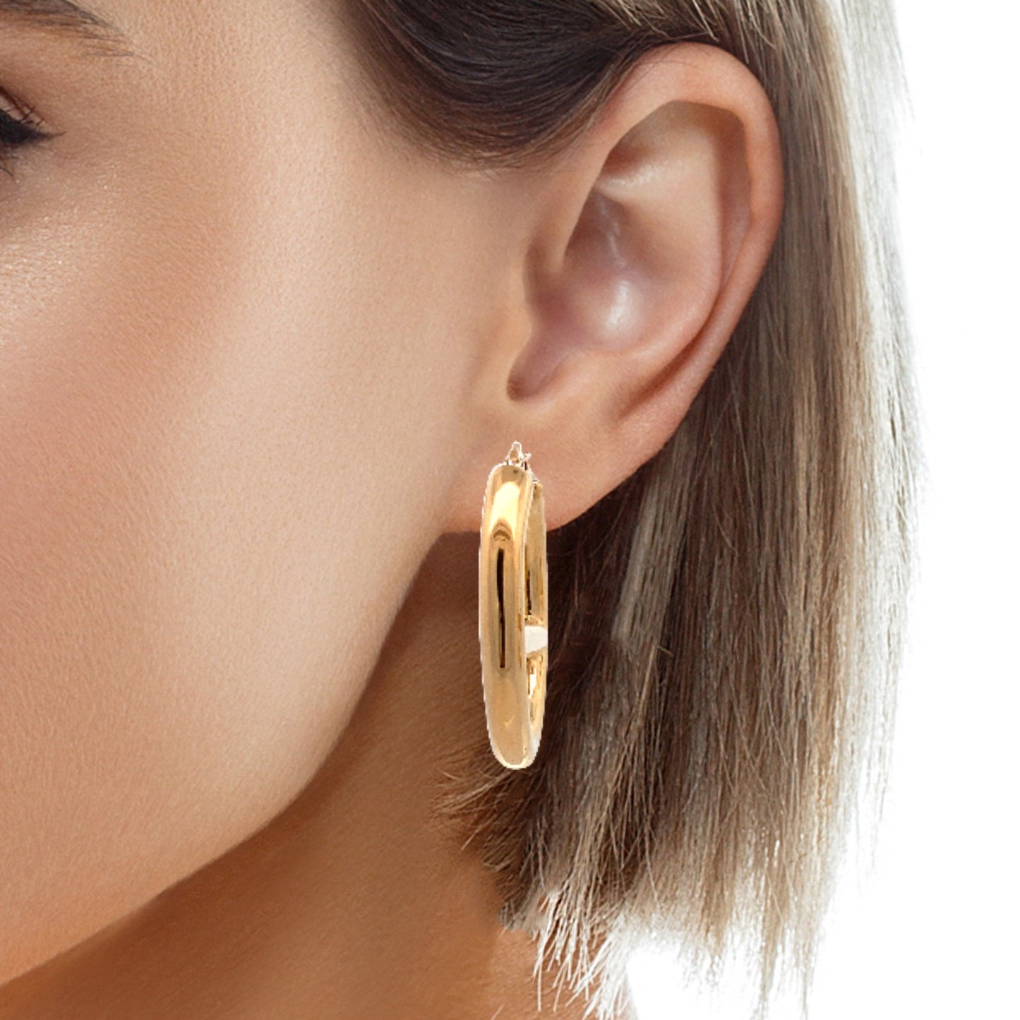 14K Gold Elegant Marine Earrings