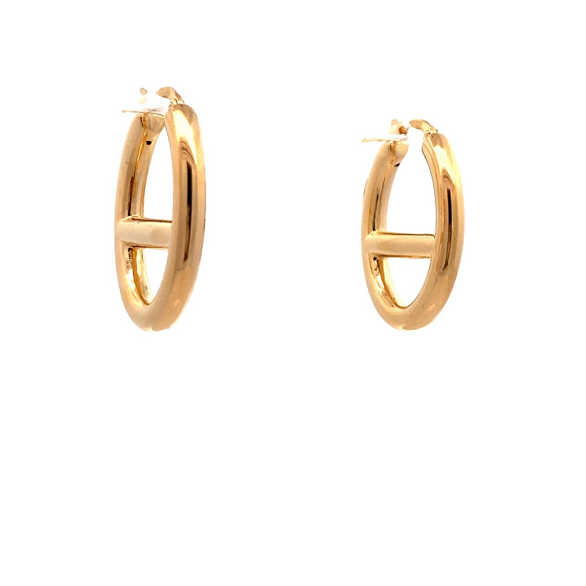 14K Gold Elegant Marine Earrings | Luby Gold Collection | Luby 